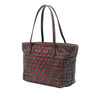 Fendi Small Perforated Zucca Spalmati Roll Tote Secondhand