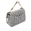 Chanel CC Tweed Pearl Single Flap Secondhand