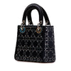 Dior Mini Satin Cannage Strass Crystal Embellished Lady Dior Secondhand