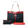 Gucci Large Web Suede Rajah Tote Secondhand