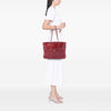 Chanel CC Quilted Calfskin Front Zip Drawstring Chain Tote Secondhand