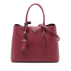 Prada Medium Saffiano Cuir Double Handle Satchel Secondhand