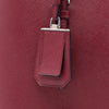 Prada Medium Saffiano Cuir Double Handle Satchel Secondhand