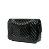 Chanel Medium Classic Chevron Patent Double Flap Secondhand