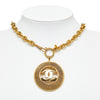 CC Medallion Pendant Necklace - '10s Second-hand