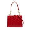 Miu Miu Matelasse Lambskin Kiss Lock Solitaire Satchel Secondhand