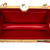 Miu Miu Matelasse Lambskin Kiss Lock Solitaire Satchel Secondhand