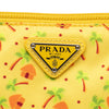 Prada Tessuto Stampato Palm Cosmetic Pouch Secondhand