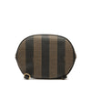 Fendi Pequin Coated Canvas Sling Bag Secondhand