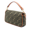 Fendi Zucca Embroidered Canvas Baguette Satchel Secondhand