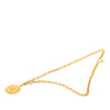 Chanel Gold Plated Medallion Lion Crest Necklace Secondhand