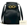 Ferragamo Leather Gancini Bucket Bag Secondhand