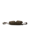 Fendi Zucca Canvas Double Pocket Belt Bag Secondhand