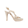 Secondhand Prada Beige Leather Strappy Heel Sandals - '10s