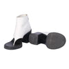 Secondhand Miu Miu White Leather Thong Ankle Booties 