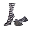 Secondhand Balenciaga Monogram Logo-Print Stretch Sock Boots
