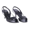 Secondhand Gucci Black Leather Strappy Slingback Sandals - '90s