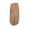 Secondhand Moschino Cheap and Chic Polka Printed Calfskin Skirt