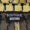 Moschino Yellow Cotton Tweed Trouser Skirt - 2000s Second hand