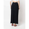 Secondhand Chanel Dark Blue Long Skirt - '90s