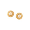 Chanel Gold and Pearl Clip Earrings - '70s Second hand