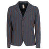 Antonio Marras Blue and Brown Striped Jacket - 2000s Second hand