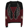 Secondhand Valentino Bicolor Striped Wool Sweater - 2000s