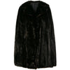 Secondhand A.N.G.E.L.O. Vintage Cult Dark Brown Beaver Fur Cape - '50s