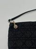 Christian Dior black cannage Bead Embroidery