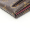 Louis Vuitton Vintage Elysee Monogram Long Wallet Brown Pink