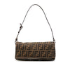 Fendi Zucca Canvas Flap Pochette Secondhand