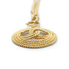 Chanel Coco Mark Round Pendant Necklace GP secondhand