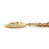 Chanel Coco Mark Round Pendant Necklace GP secondhand
