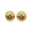 Chanel Coco Mark Round Flowers Clip Earrings GP secondhand