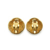 Chanel Coco Mark Round Flowers Clip Earrings GP secondhand