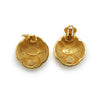 Chanel Coco Mark Round Flowers Clip Earrings GP secondhand