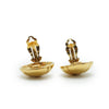 Chanel Coco Mark Round Flowers Clip Earrings GP secondhand
