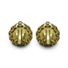 Chanel Coco Mark Chain Round Clip Earrings GP secondhand