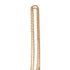 Chanel CC Logo Pearl Round Pendant Chain Necklace secondhand