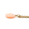 Chanel CC Logo Pearl Round Pendant Chain Necklace secondhand