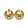 Chanel Coco Mark Spiral Round Clip Earrings GP secondhand