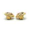 Chanel Coco Mark Spiral Round Clip Earrings GP secondhand