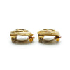 Chanel Coco Mark Spiral Round Clip Earrings GP secondhand