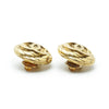 Chanel Coco Mark Spiral Round Clip Earrings GP secondhand
