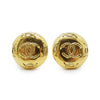 Chanel Coco Mark Button Clip Earrings GP secondhand