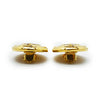 Chanel Coco Mark Button Clip Earrings GP secondhand