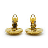 Chanel Coco Mark Button Clip Earrings GP secondhand