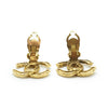 Chanel CC Logo Clip Earrings secondhand