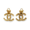 Chanel CC Logo Clip Earrings secondhand