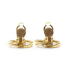 Chanel CC Logo Clip Earrings secondhand